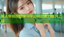 成人学院视频学习平台开启高效提升之路
