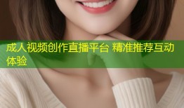 成人视频创作直播平台 精准推荐互动体验