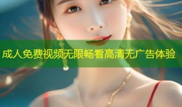 成人免费视频无限畅看高清无广告体验