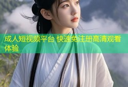 成人短视频平台 快速免注册高清观看体验