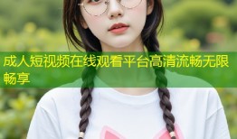 成人短视频在线观看平台高清流畅无限畅享