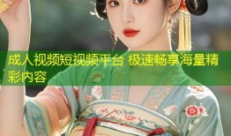 成人视频短视频平台 极速畅享海量精彩内容