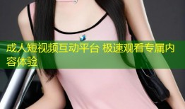 成人短视频互动平台 极速观看专属内容体验