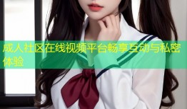 成人社区在线视频平台畅享互动与私密体验