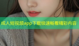 成人短视频app下载极速畅看精彩内容