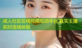 成人社区在线视频互动平台 真实主播实时连线体验