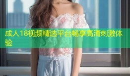 成人18视频精选平台畅享高清刺激体验
