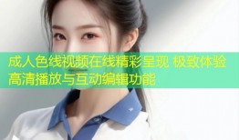 成人色线视频在线精彩呈现 极致体验高清播放与互动编辑功能