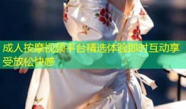 成人按摩视频平台精选体验即时互动享受放松快感