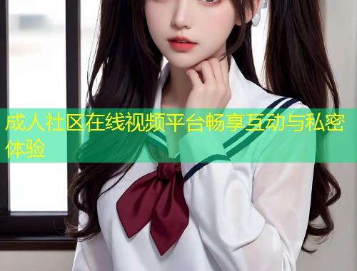 成人社区在线视频平台畅享互动与私密体验